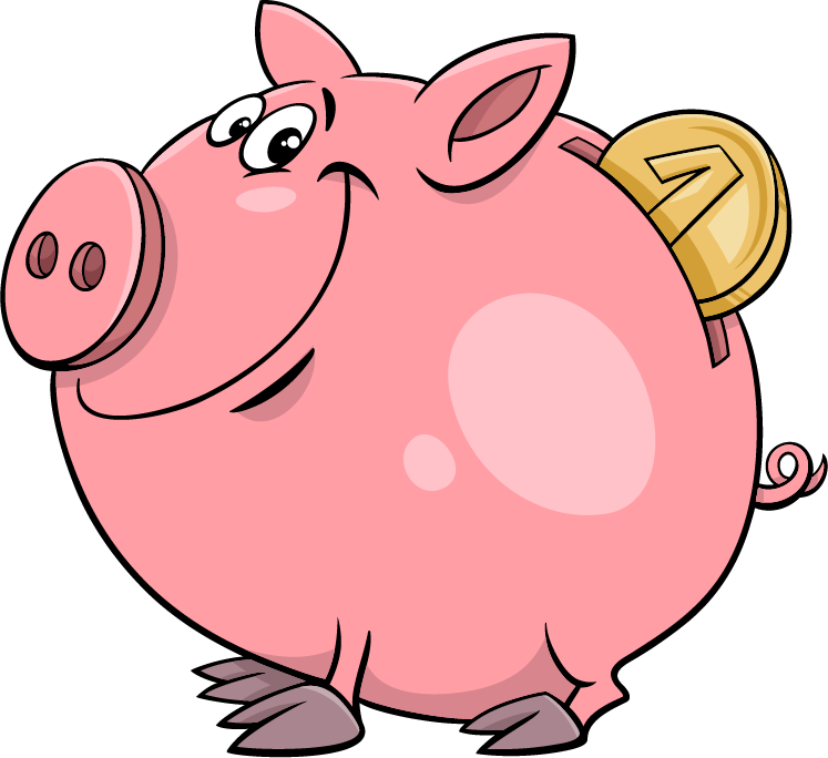 Free Ozona Bank Piggy Bank Clipart (747x684), Png Download