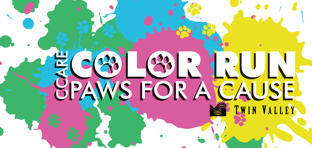 Color Run 2015 Logo With Twin Valley Clipart (1050x500), Png Download