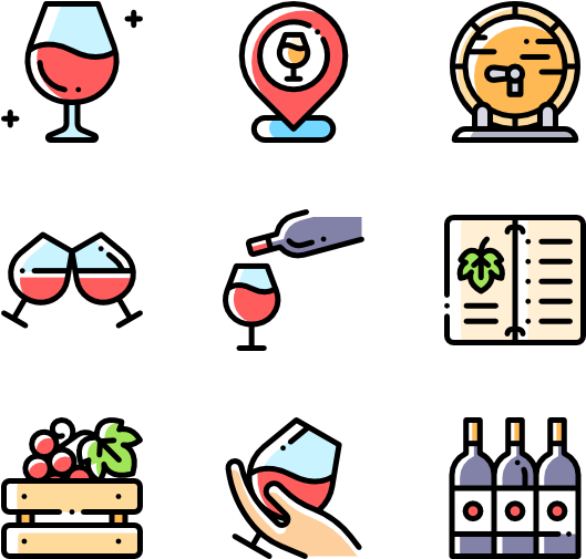 Wine Clipart (600x564), Png Download