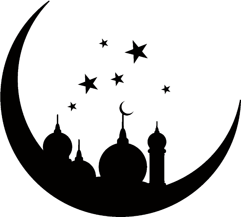 Sticker Oriental Monument To The Moon And The Stars Clipart (800x800), Png Download