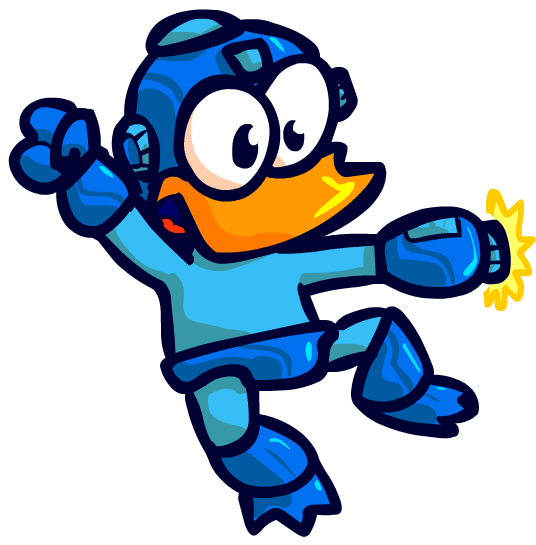 Here Is A New One, Cosplaying The Blue Bomber Clipart (556x556), Png Download