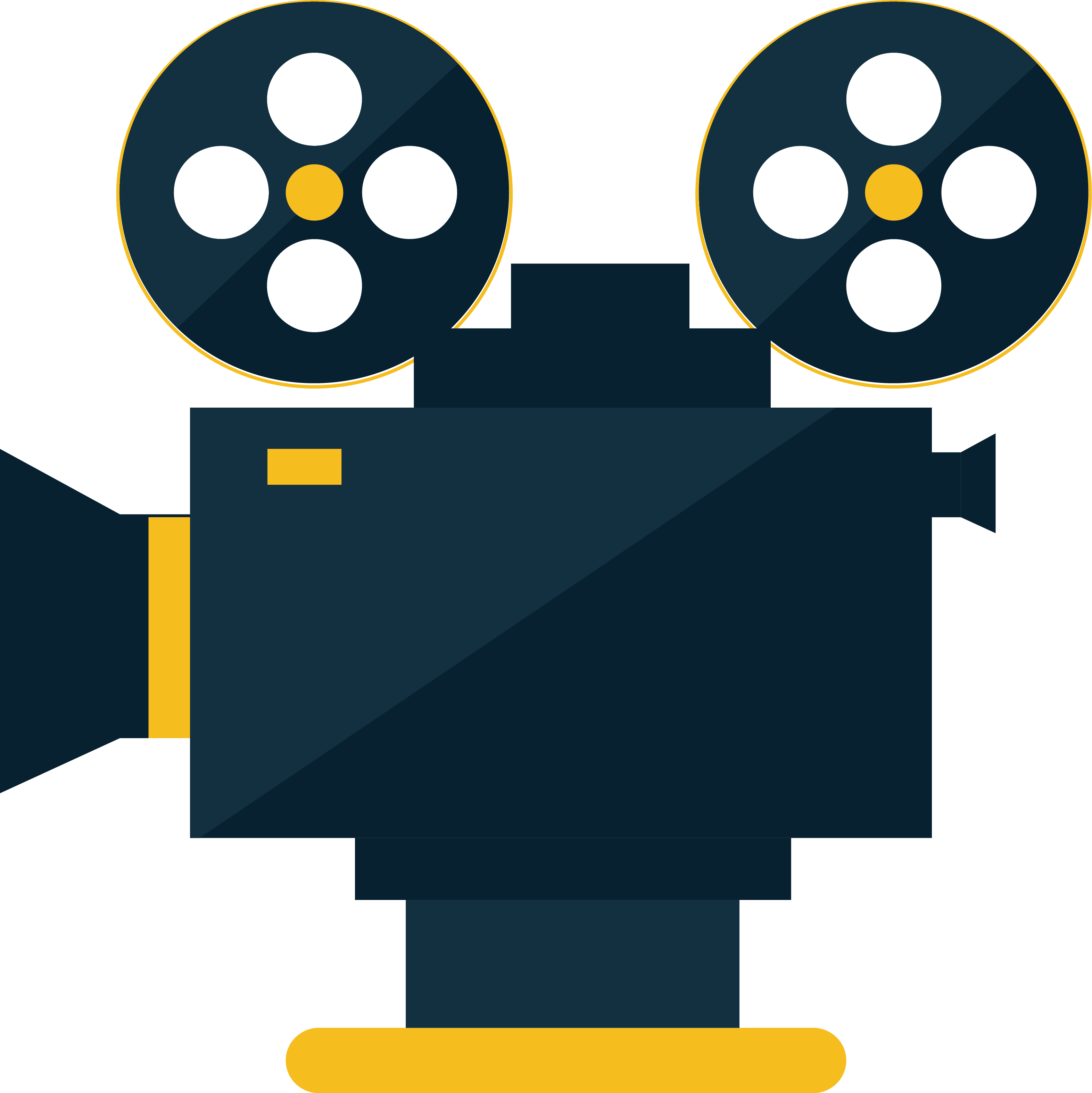 Cinema Icon Creative Projectors Transprent Png Free Clipart (3144x3148), Png Download