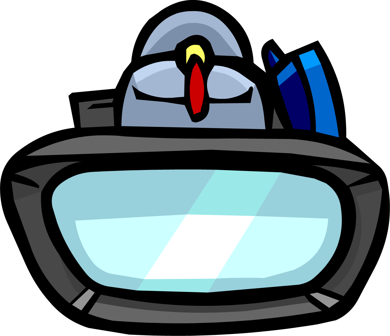 Binoculars Clipart Club Penguin - Png Download (1356x1170), Png Download