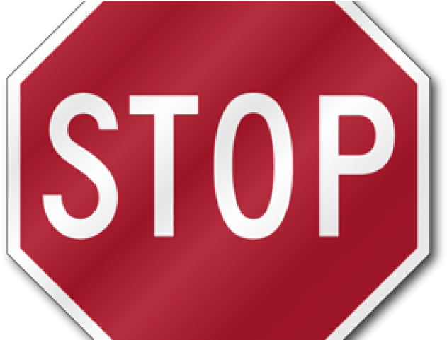 Image Of A Stop Sign Clipart (640x480), Png Download