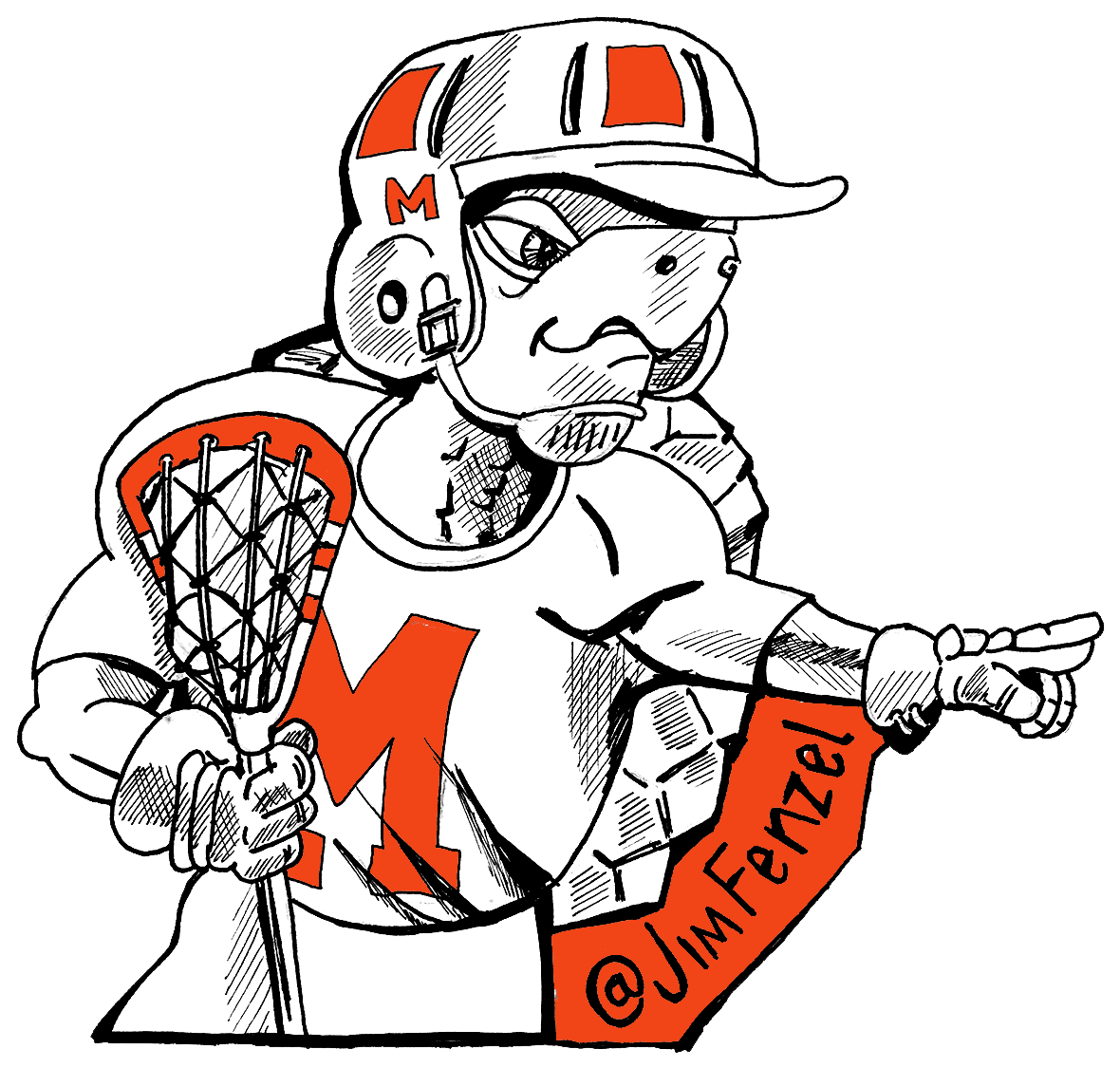 Vector Free Laxcots Mascot Illustrations By Jim Fenzel Clipart (1200x1203), Png Download