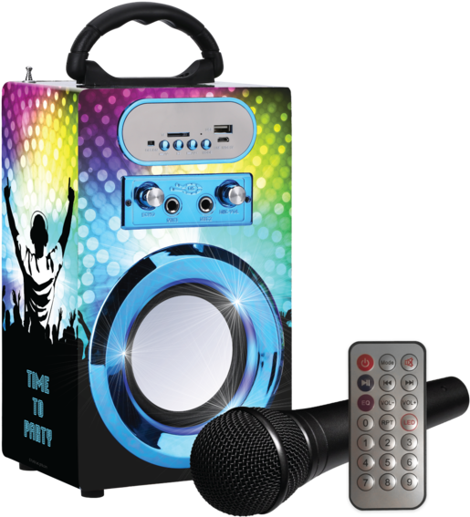 Party Speakers Led Bluetooth Clipart (640x640), Png Download