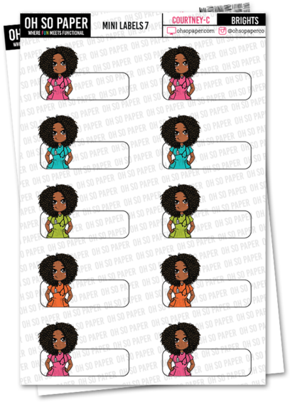 Mini Friends Label Clipart (580x580), Png Download