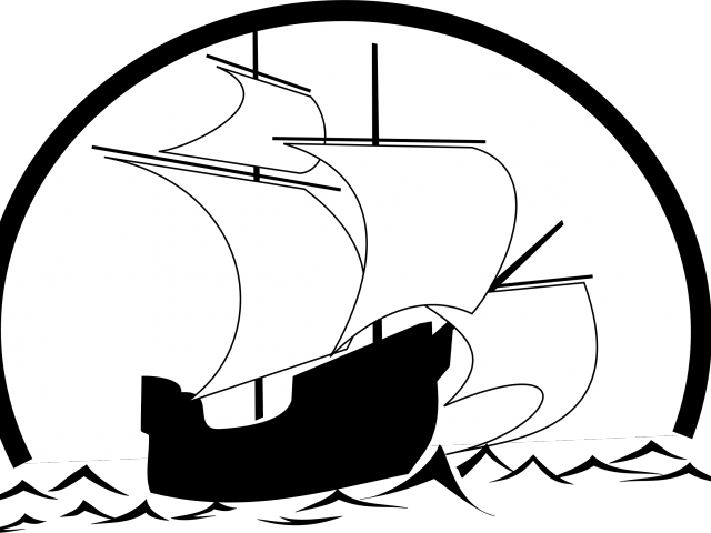 Sunrise Clipart Black And White - Png Download (640x480), Png Download