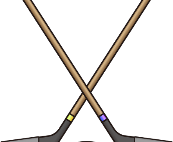 Cross Clipart Hockey Stick - Png Download (640x480), Png Download