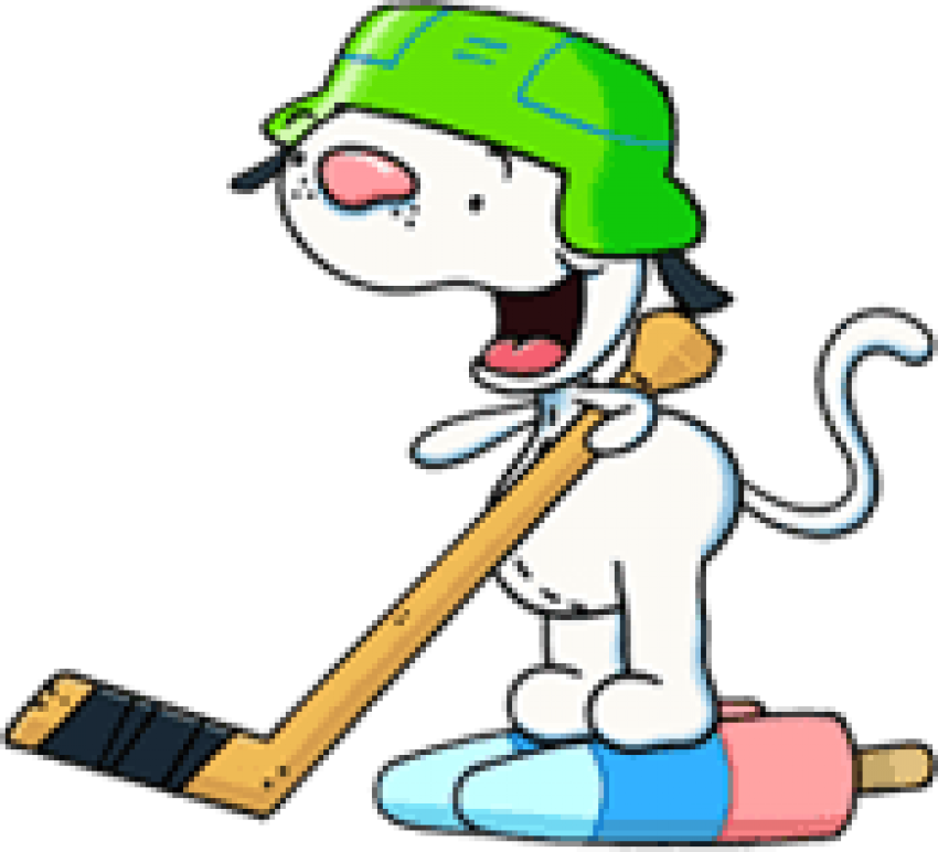 Free Png Download Binoo Playing Ice Hockey Clipart Transparent Png (850x772), Png Download