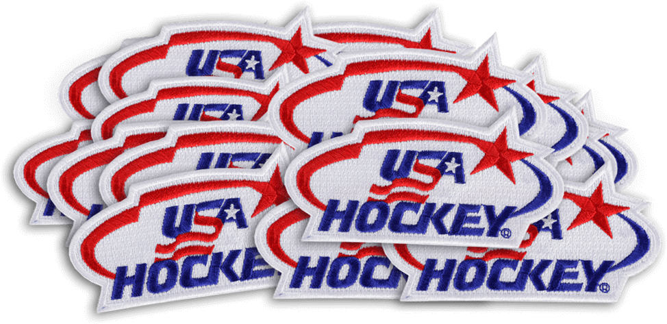Usa Hockey Free Form Patch Clipart (1000x1000), Png Download