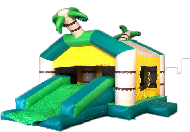 Jungle Slide Jumping Castle Clipart (700x500), Png Download