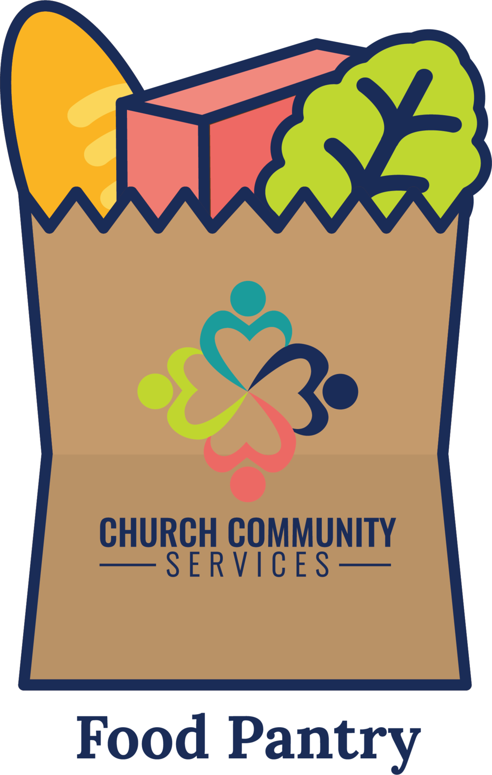 Caring For Our Neighbors, When They Can't Do It Alone Clipart (1000x1575), Png Download