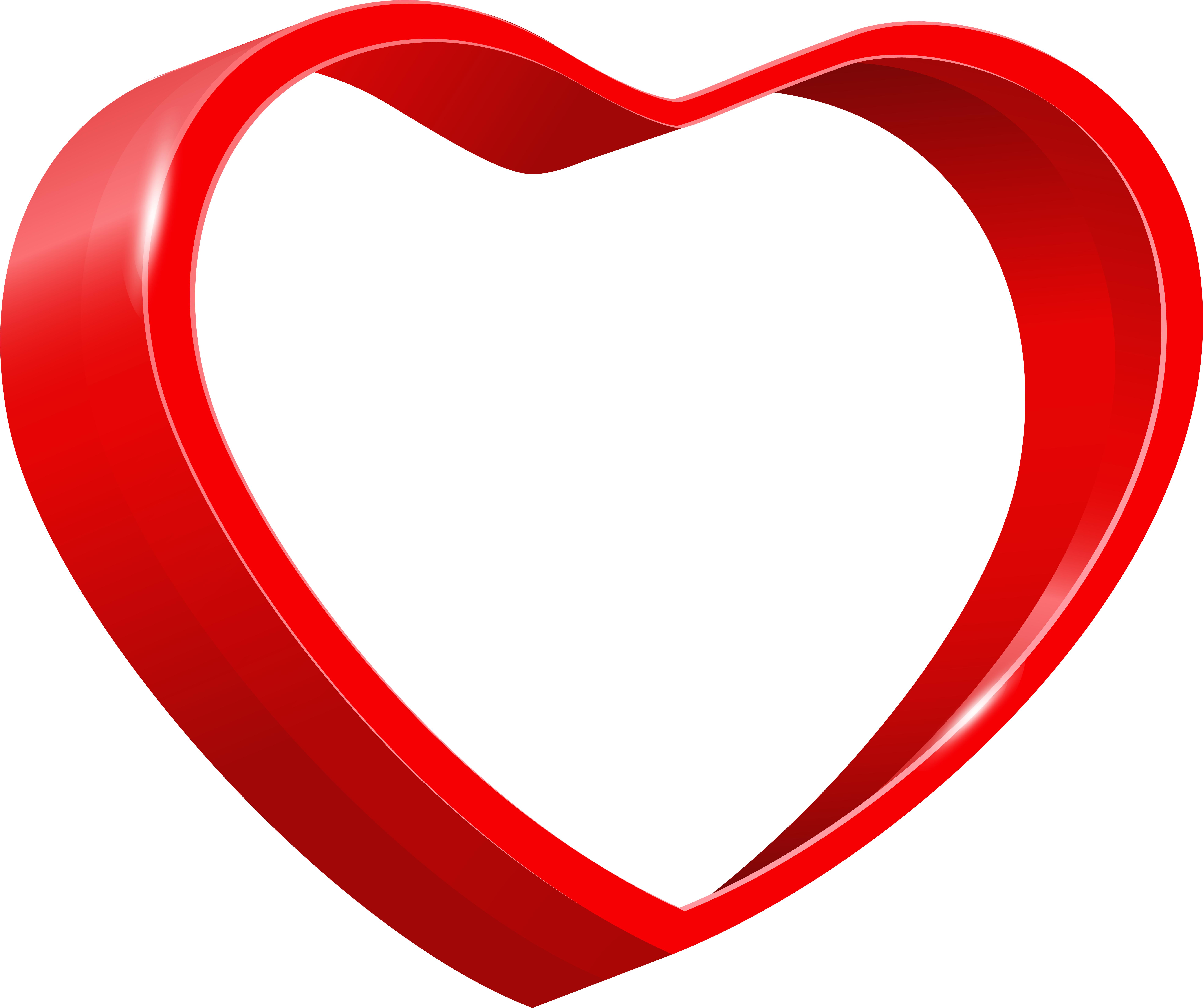 Red Heart Clipart - Png Download (8000x6723), Png Download