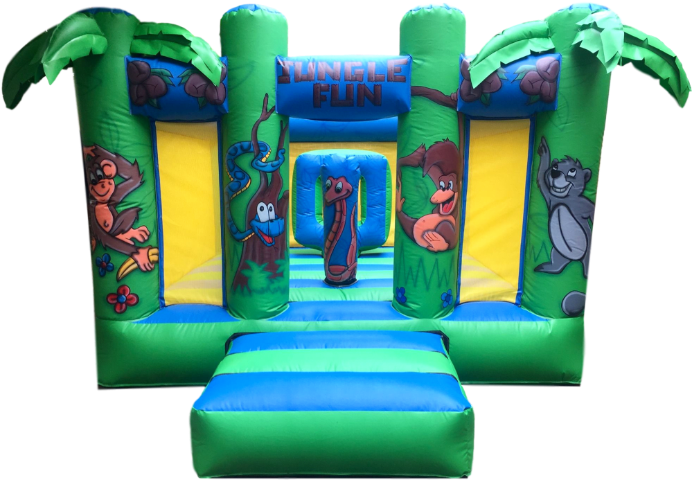 Jungle Safari Activity Bouncer Clipart (1000x750), Png Download