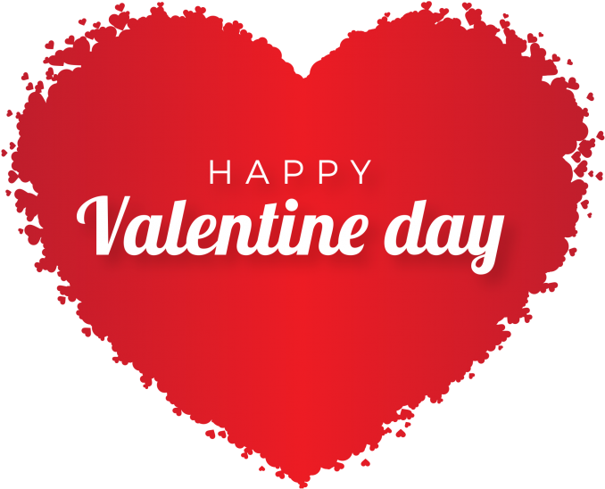 Happy Valentine's Day Png Clipart (715x715), Png Download