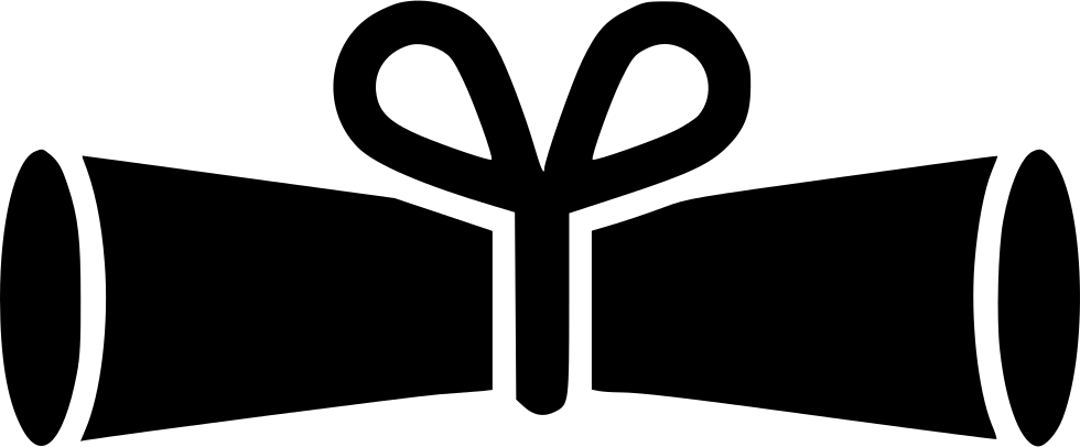 Diploma Clipart Svg - Png Download (980x406), Png Download