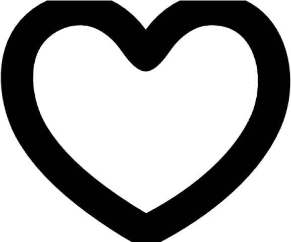 Heart Shaped Clipart Hollow Heart - Png Download (640x480), Png Download