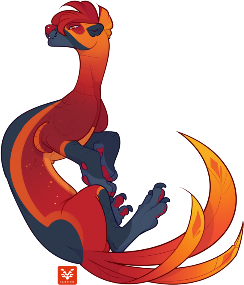 008 Yin Red Fire Rooster Auction Closed By Sindonic Clipart (814x952), Png Download