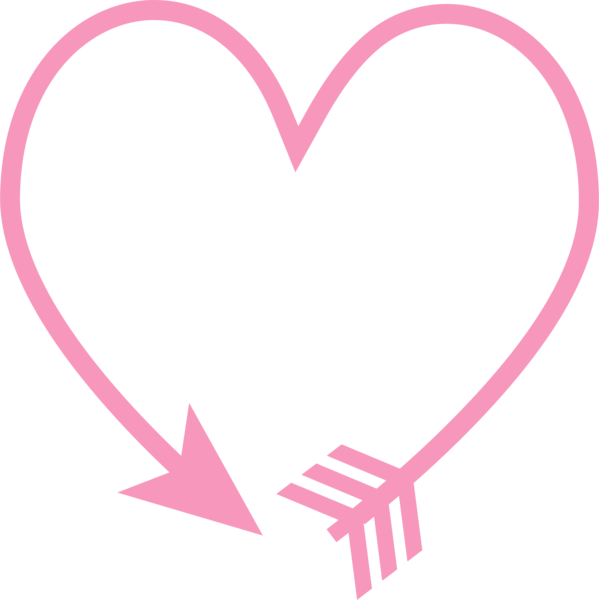 Heart Arrow Clipart (599x600), Png Download