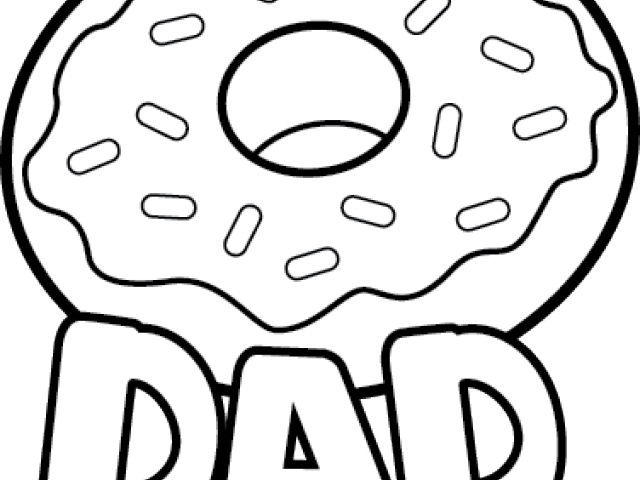 Doughnut Clipart Dad - Png Download (640x480), Png Download