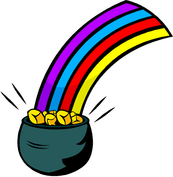 Irish Rainbows Clip Art Gallery - Png Download (734x750), Png Download