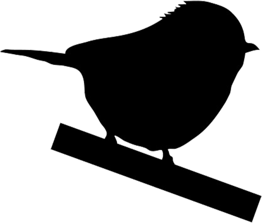 Tiny Bird Silhouette Clipart (935x892), Png Download