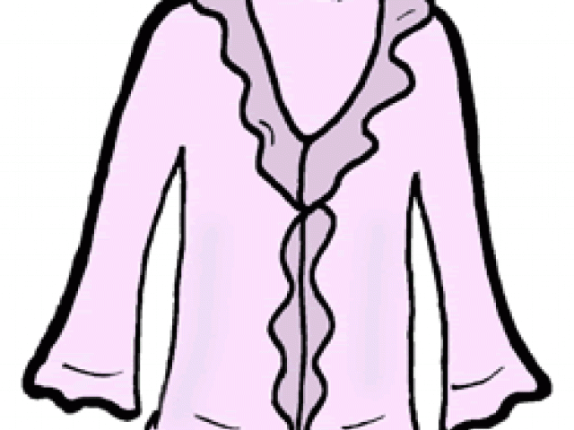 Female Blouse Sketch Icon Source Clipart (640x480), Png Download