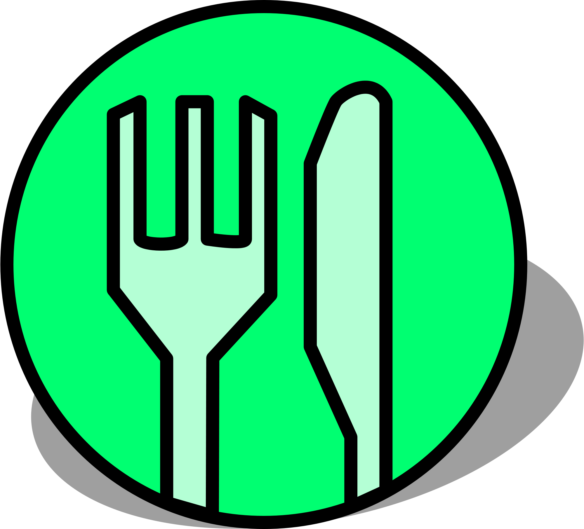 Restaurant Clipart Restaurant Symbol - Png Download (2000x1813), Png Download