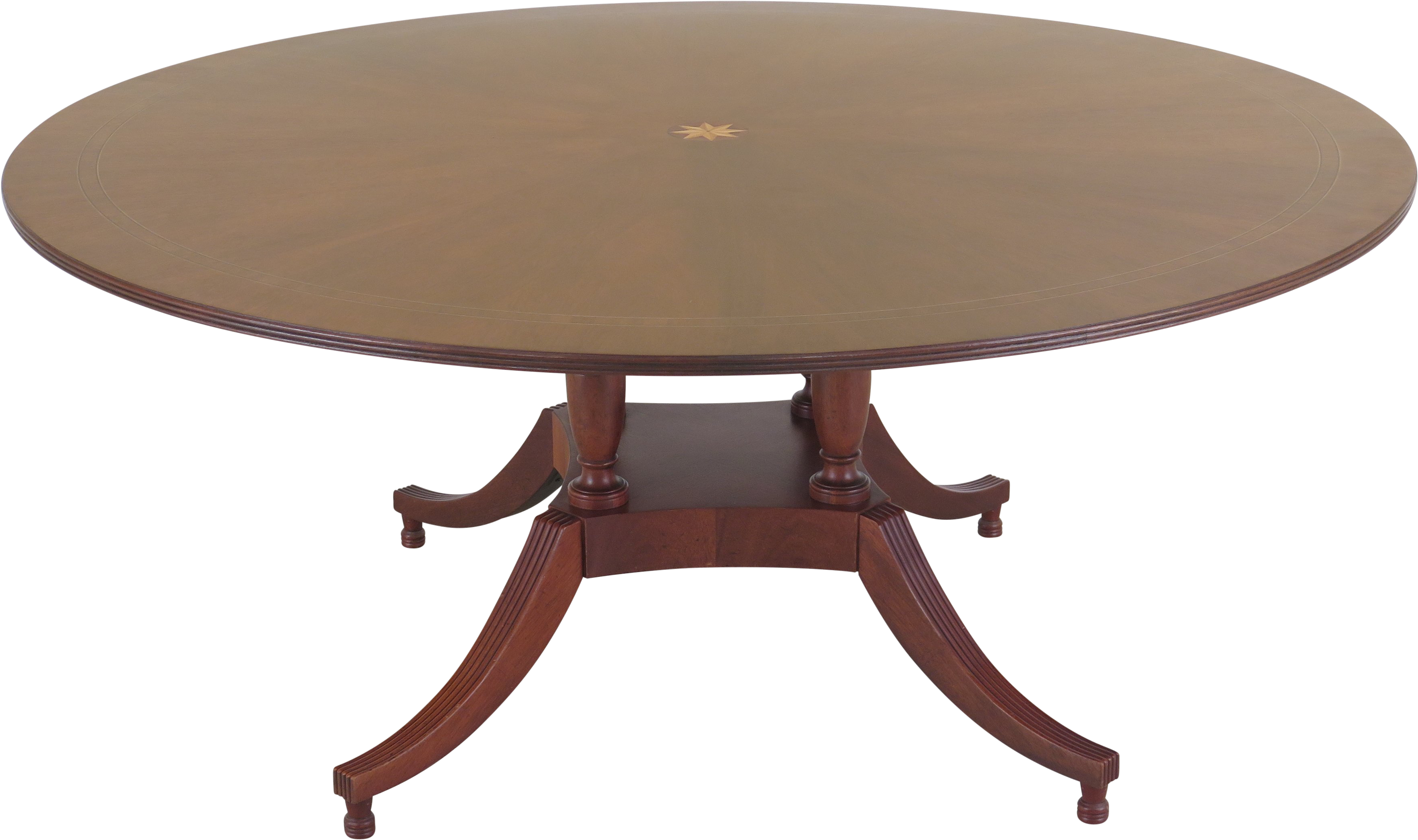 1990s Traditional Baker Colonial Williamsburg Round Clipart (3909x2316), Png Download