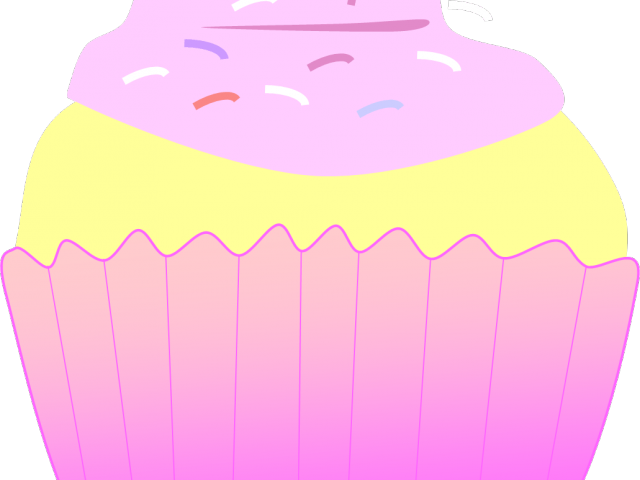 Vanilla Cupcake Clipart Valentine's Cupcake - Png Download (640x480), Png Download