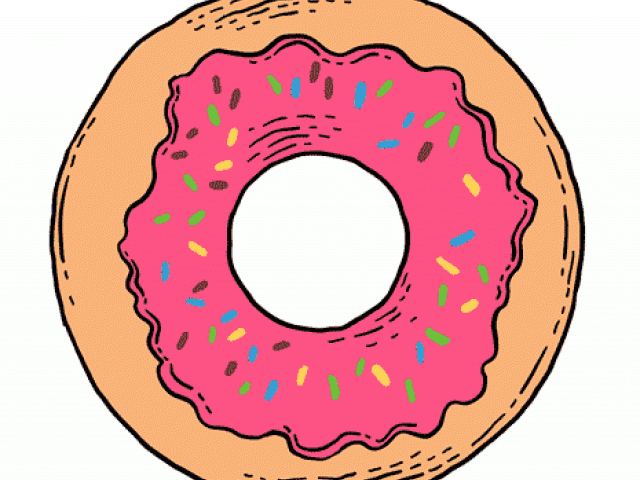 Doughnut Clipart Tumblur - Png Download (640x480), Png Download