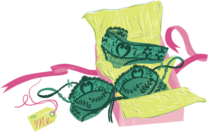 Buy Yourself Nice Lingerie Clipart (750x534), Png Download