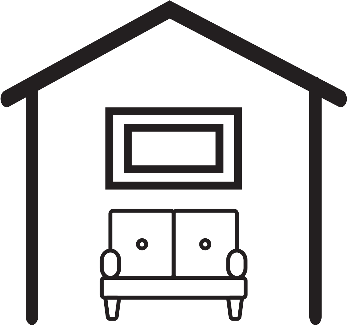 Tv Room Clipart (1200x1200), Png Download