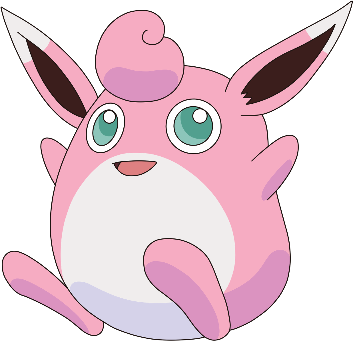Wigglytuff Vector Pokemon Free Vector Logo Clipart (1270x1271), Png Download