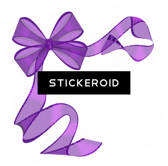 Purple Ribbon Art Clipart (652x641), Png Download
