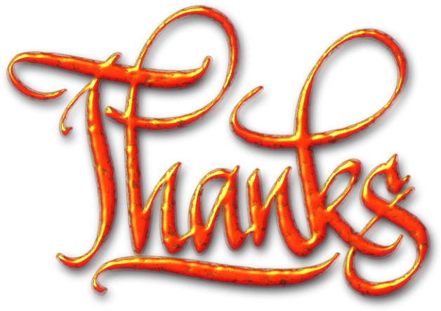 Free Clip Art Thanks Free Clipart Thanks Textured Digital - Png Download (768x543), Png Download