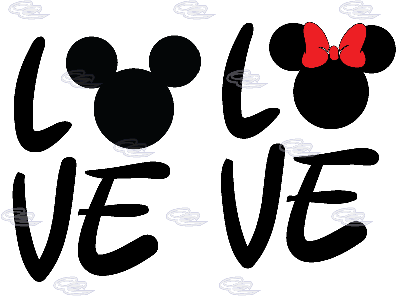 Love Clipart Mickey - Png Download (812x697), Png Download
