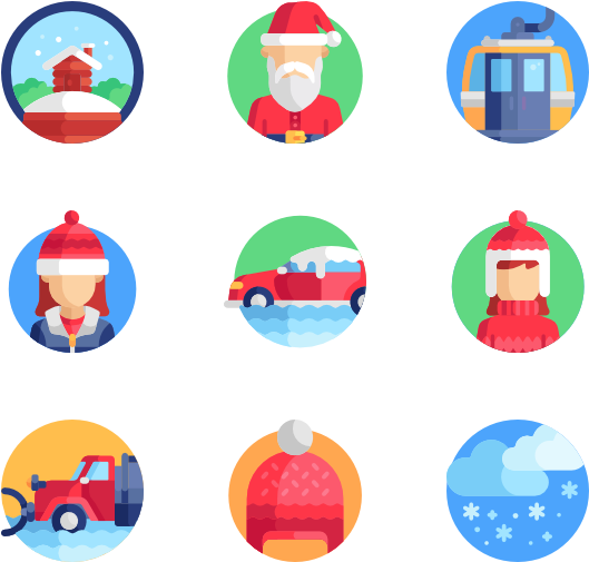 Winter Clipart (600x564), Png Download