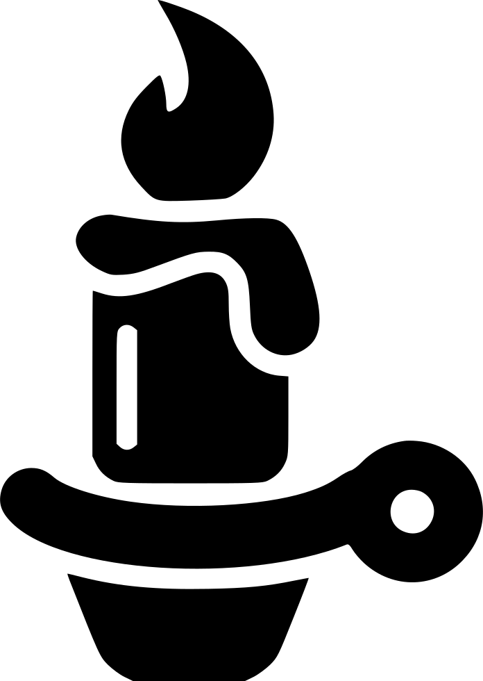 Christmas Candle Comments Clipart (696x980), Png Download