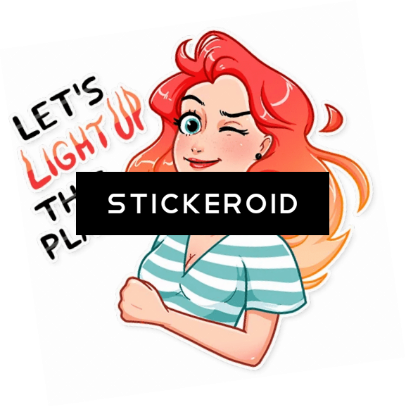 Let's Light Up This Place Clipart (577x578), Png Download