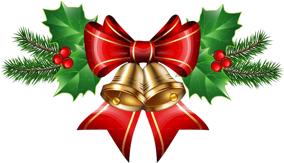 Picture Of Christmas Bell Clipart (984x564), Png Download