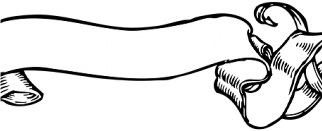 Scroll Clipart Ribbon - Png Download (640x480), Png Download