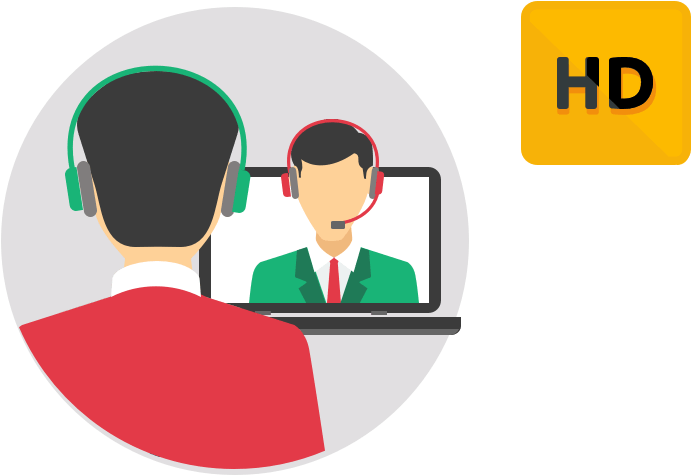 A High Quality Audio And Video Transmission Is The Clipart (780x600), Png Download