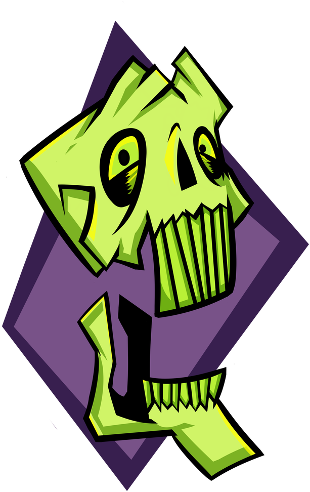 Skull Design By Lordlollipop Clipart (751x1063), Png Download