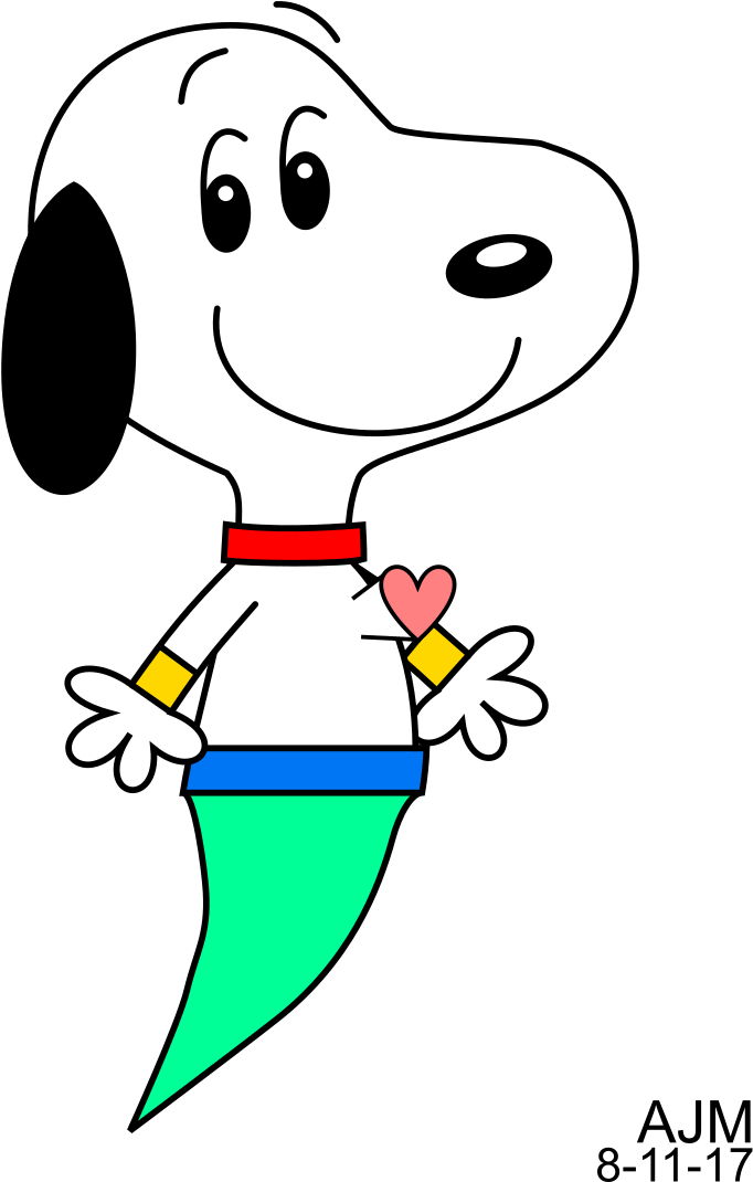 Genie Snoopy Clipart (794x1123), Png Download