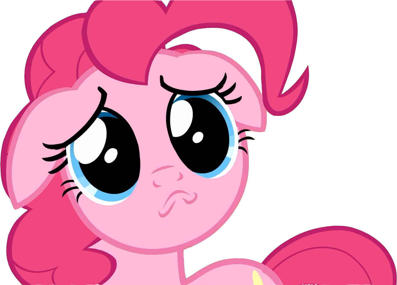 Fanmade Pinkie Pie Se02 Ep18 Sad Face Clipart (1391x1000), Png Download