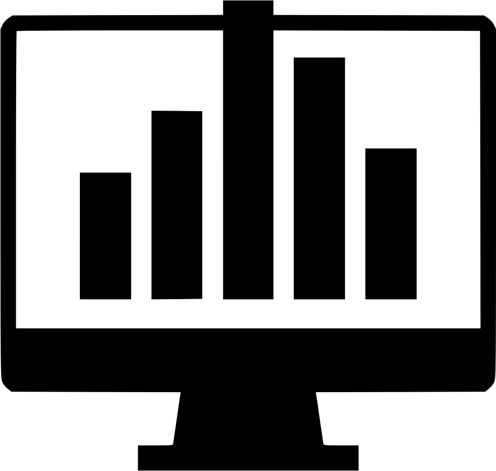 Bars Data Graph Report Computer Svg Png Icon Free Download Clipart (981x932), Png Download