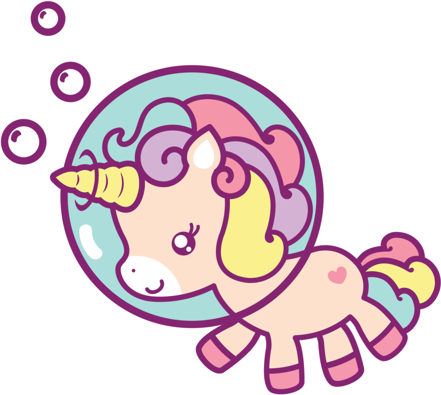Astronaut Unicorn Clipart (931x852), Png Download
