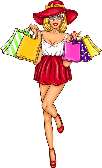 Fashion Girl Clipart - Png Download (715x715), Png Download
